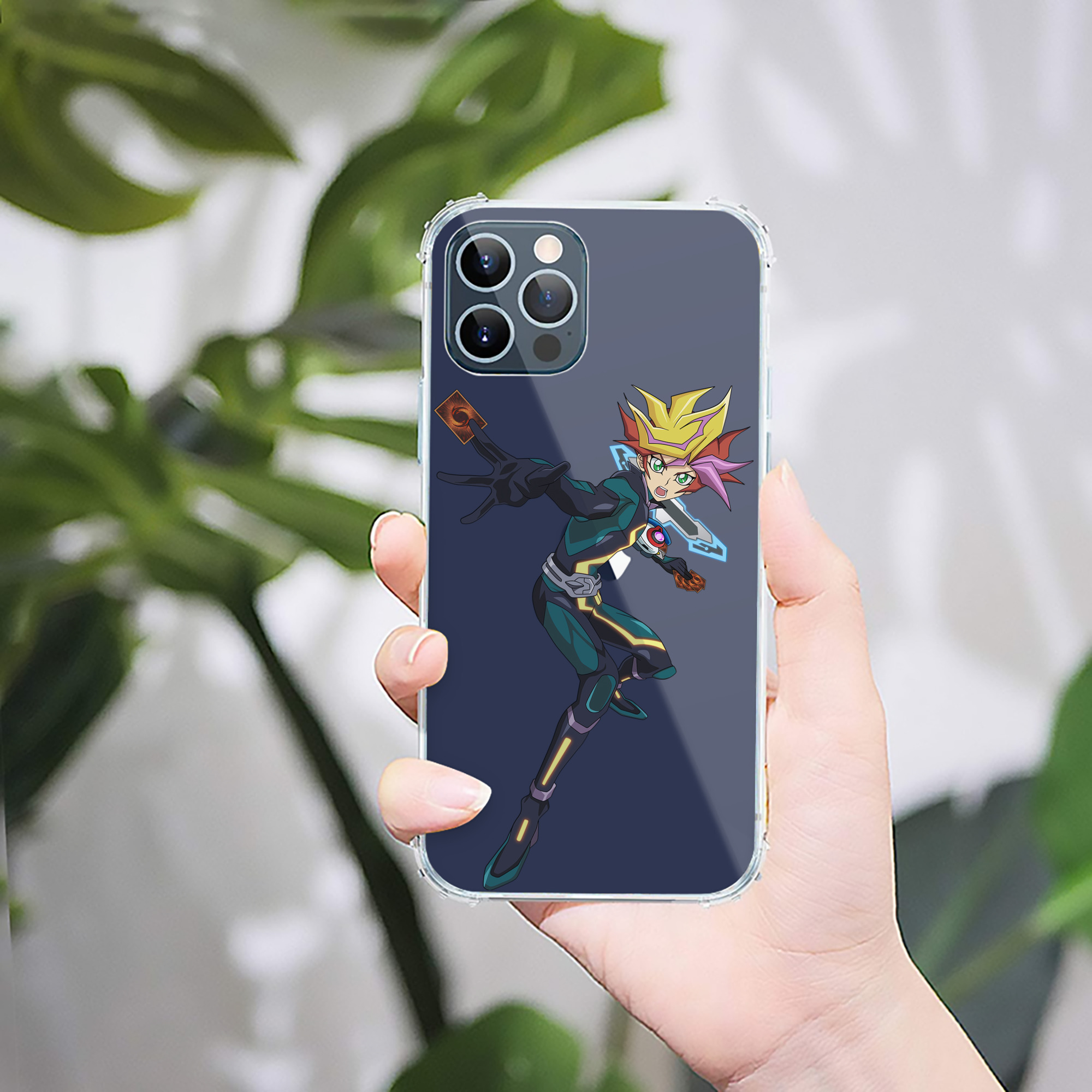 （画像用） 遊☆戯☆王 Yu-Gi-Oh! 【iPhone 12シリーズ対応】透明スマホケース（クリアソフトケース）